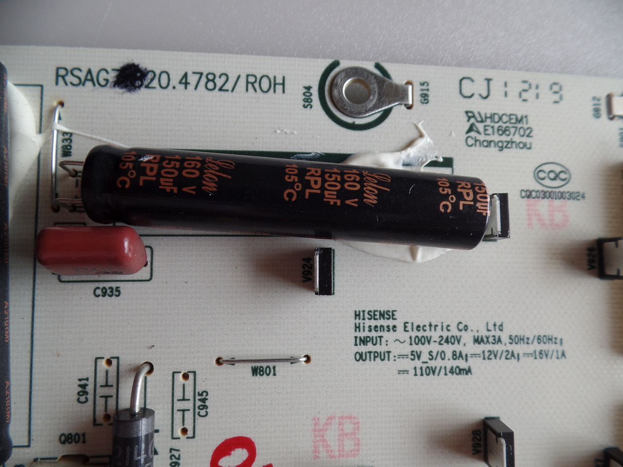 157625, 157627 Power Supply for Hisense 46K316DW