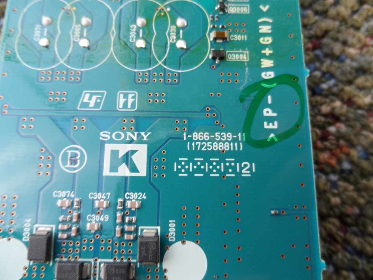 A1138895A,  1-866-539-11  Sony  Board