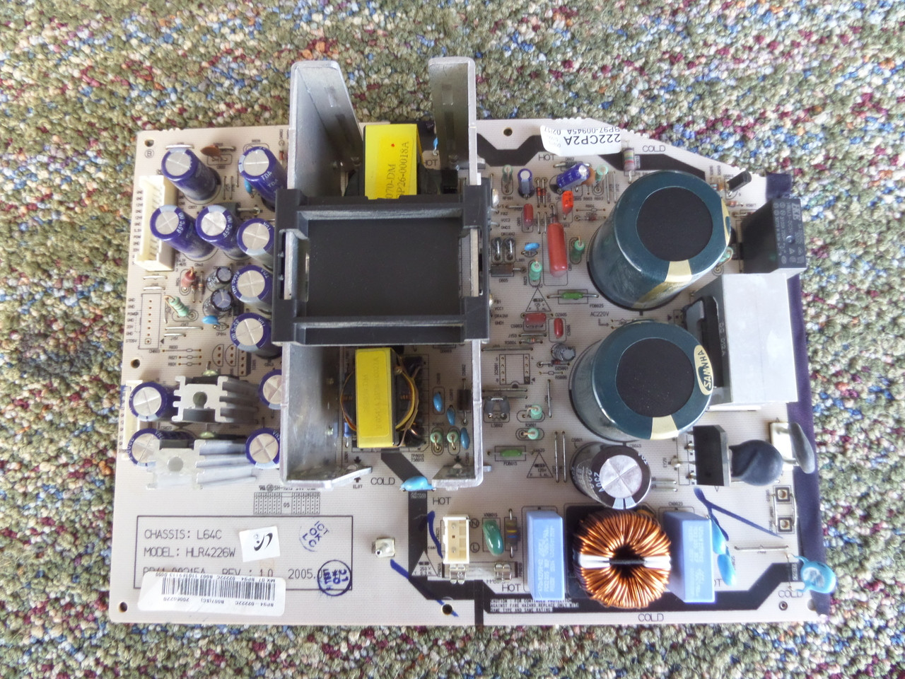 Samsung BP94-02222C Power Supply for HLR4266WX/XAA