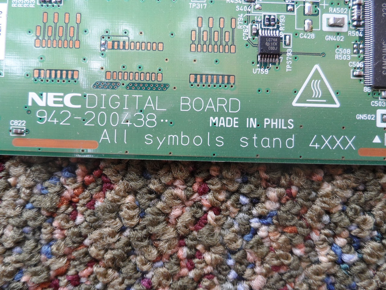 PKG42B2C1, 942-200438 NEC Digital Board