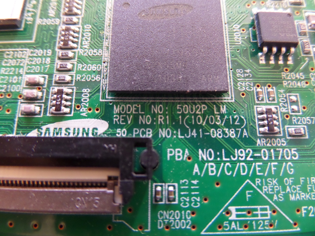 BN96-15414A, LJ92-01705D Samsung Main Logic CTRL Board