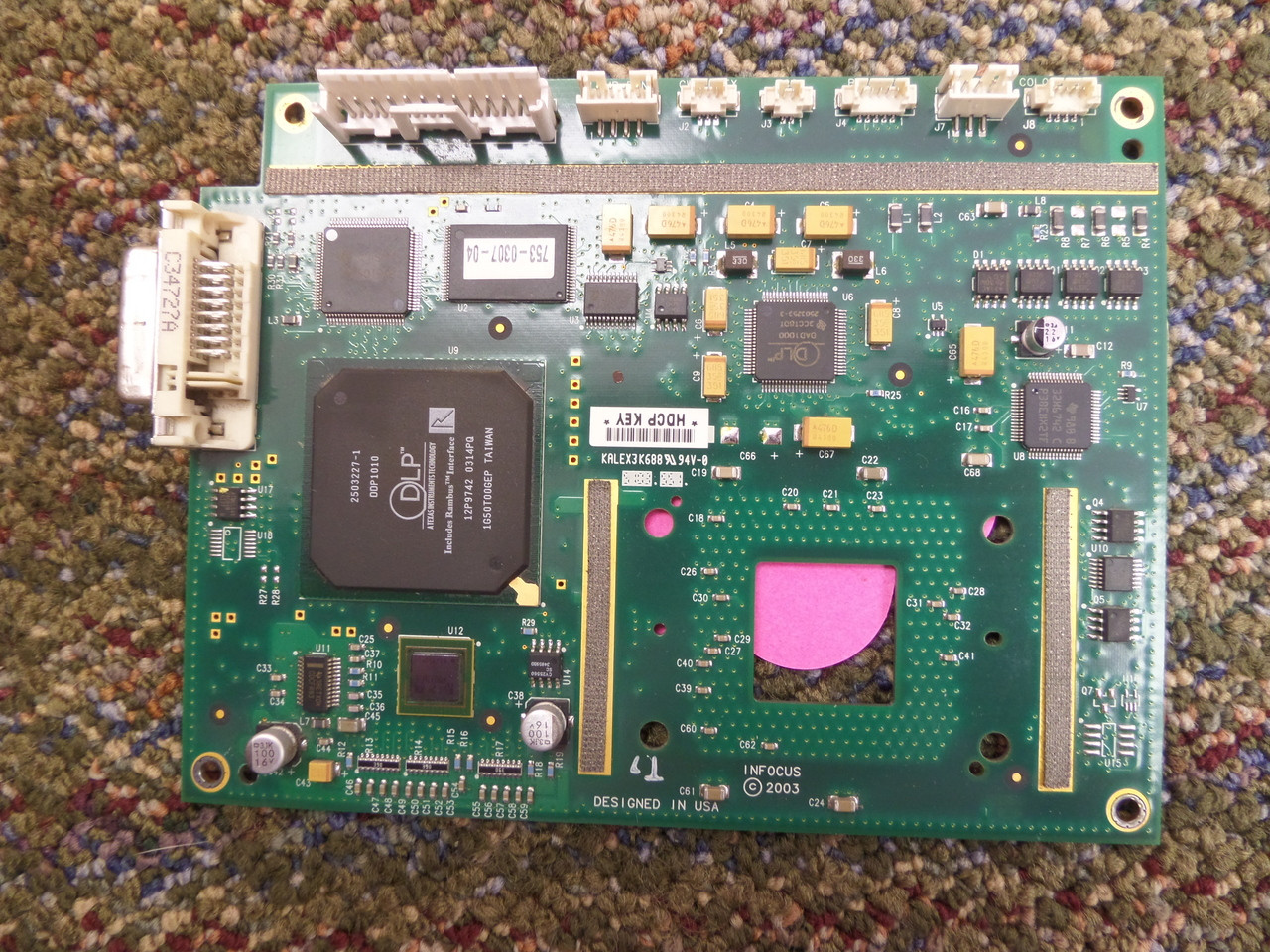 RCA HDLP61W151YX1  DMD board KALEX3K688