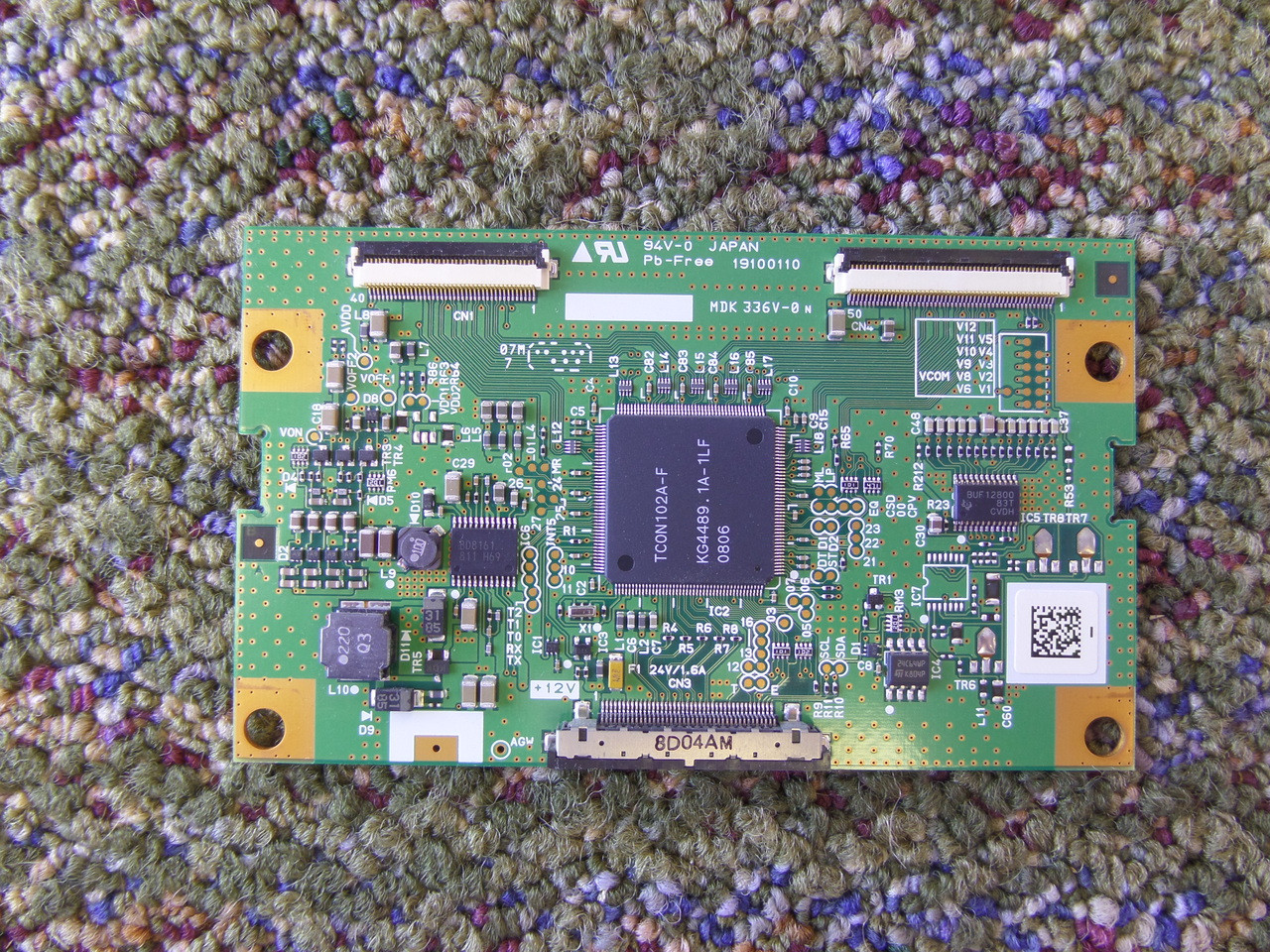 19100110, MDK336V-0 Toshiba T-Con Board