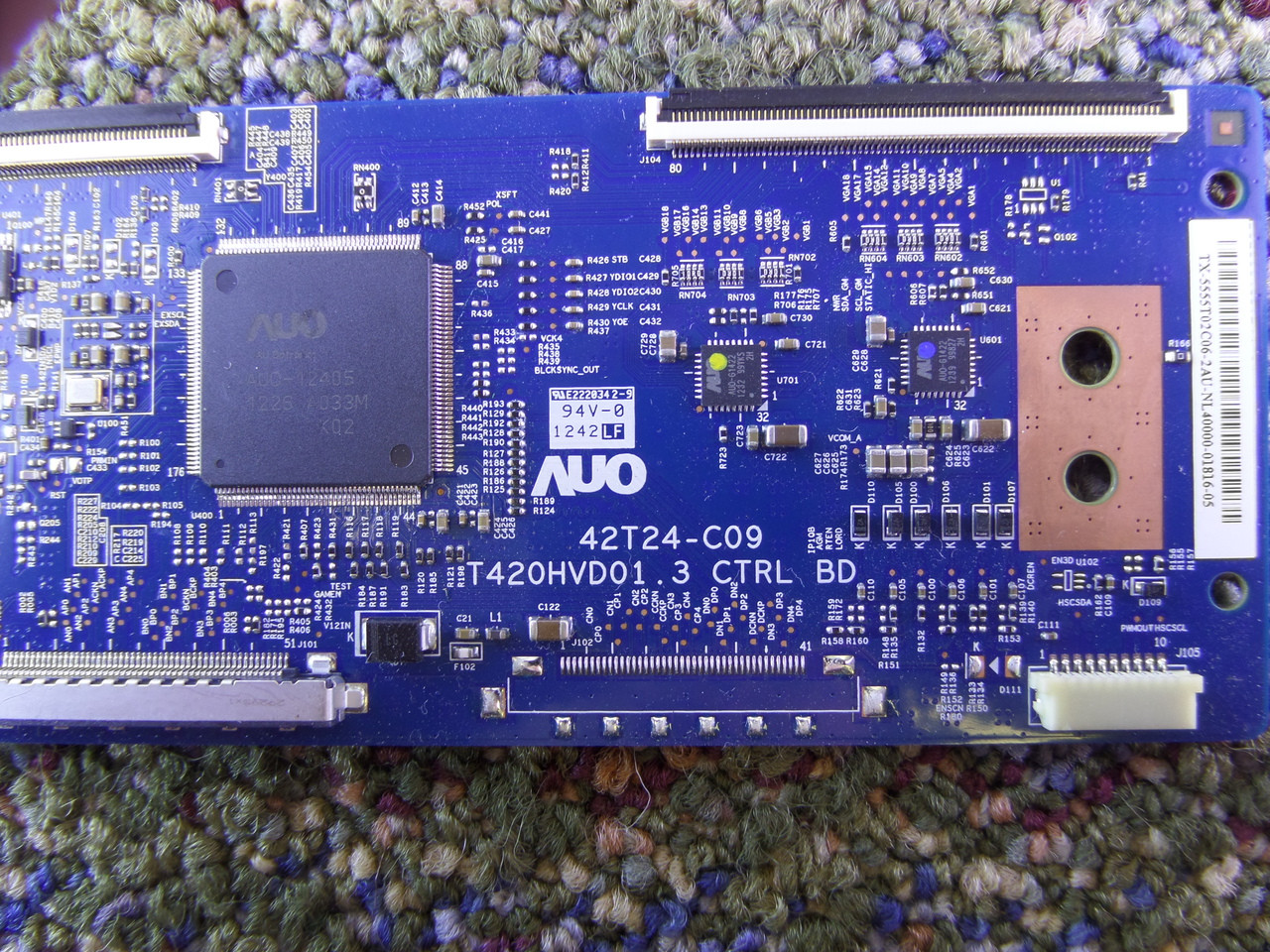 55.55T02.C06, 42T24C09 Vizio TCon Board for M550SL