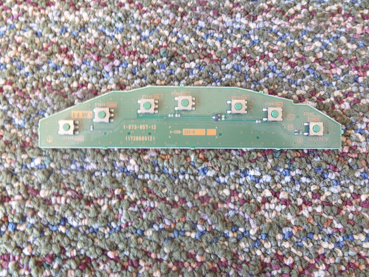 A-1226-202-B, 1-873-857-12 Sony HW1 Key Control Board
