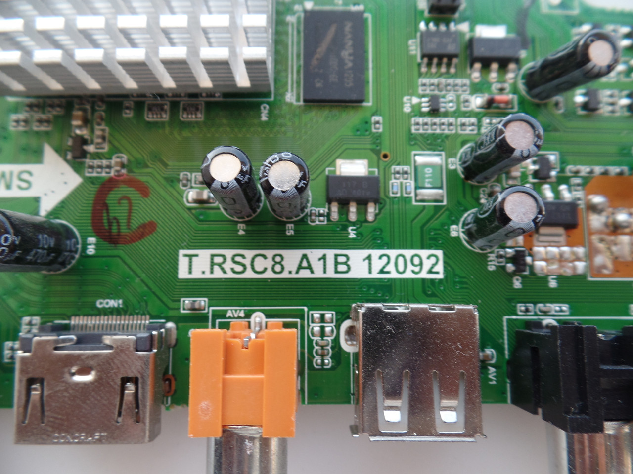 1A2G1679, T.RSC8.A1B 12092, Main Board for RCA LED32B30RQ