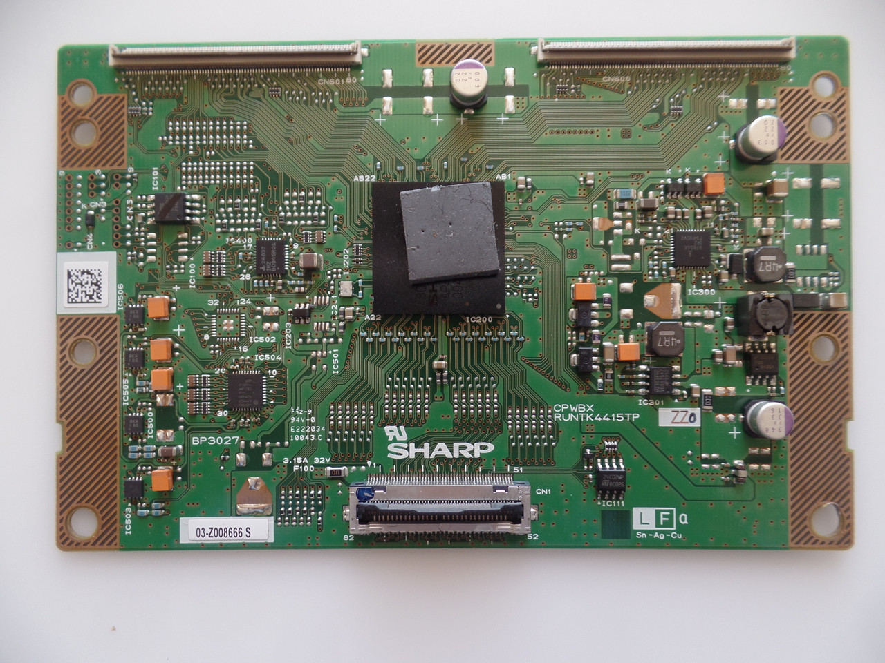 RUNTK4415TPZZ, CPWBX4415TPZZ, T-Con Board for Sharp