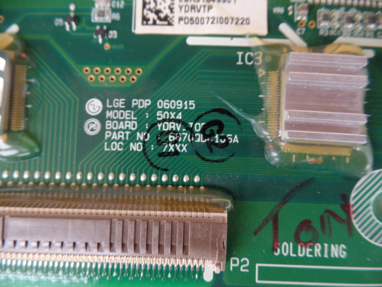 EBR31649901 Buffer  LG  50PC56-ZD