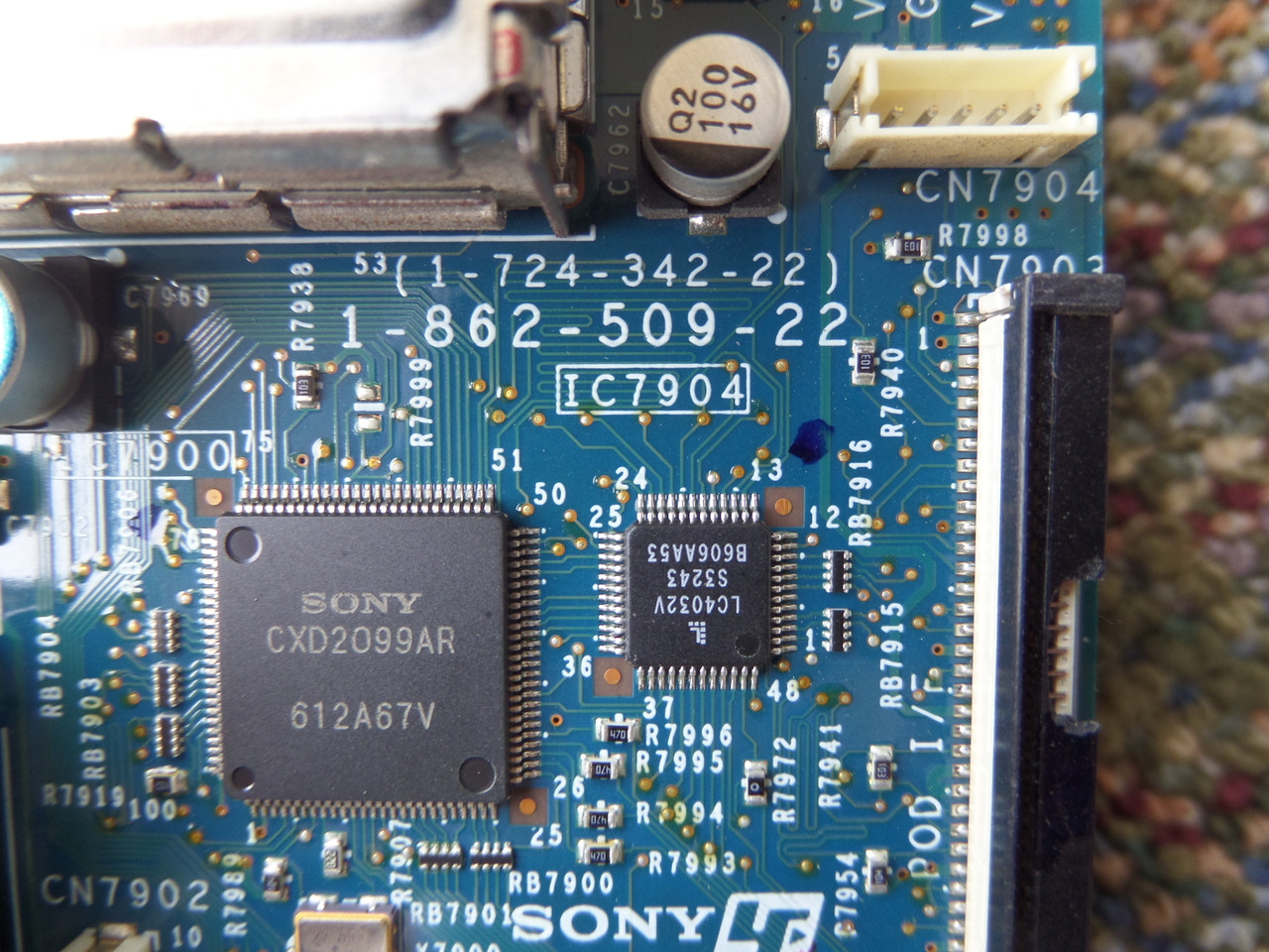 Sony A-1154-222-B Qt Complete Pc Board