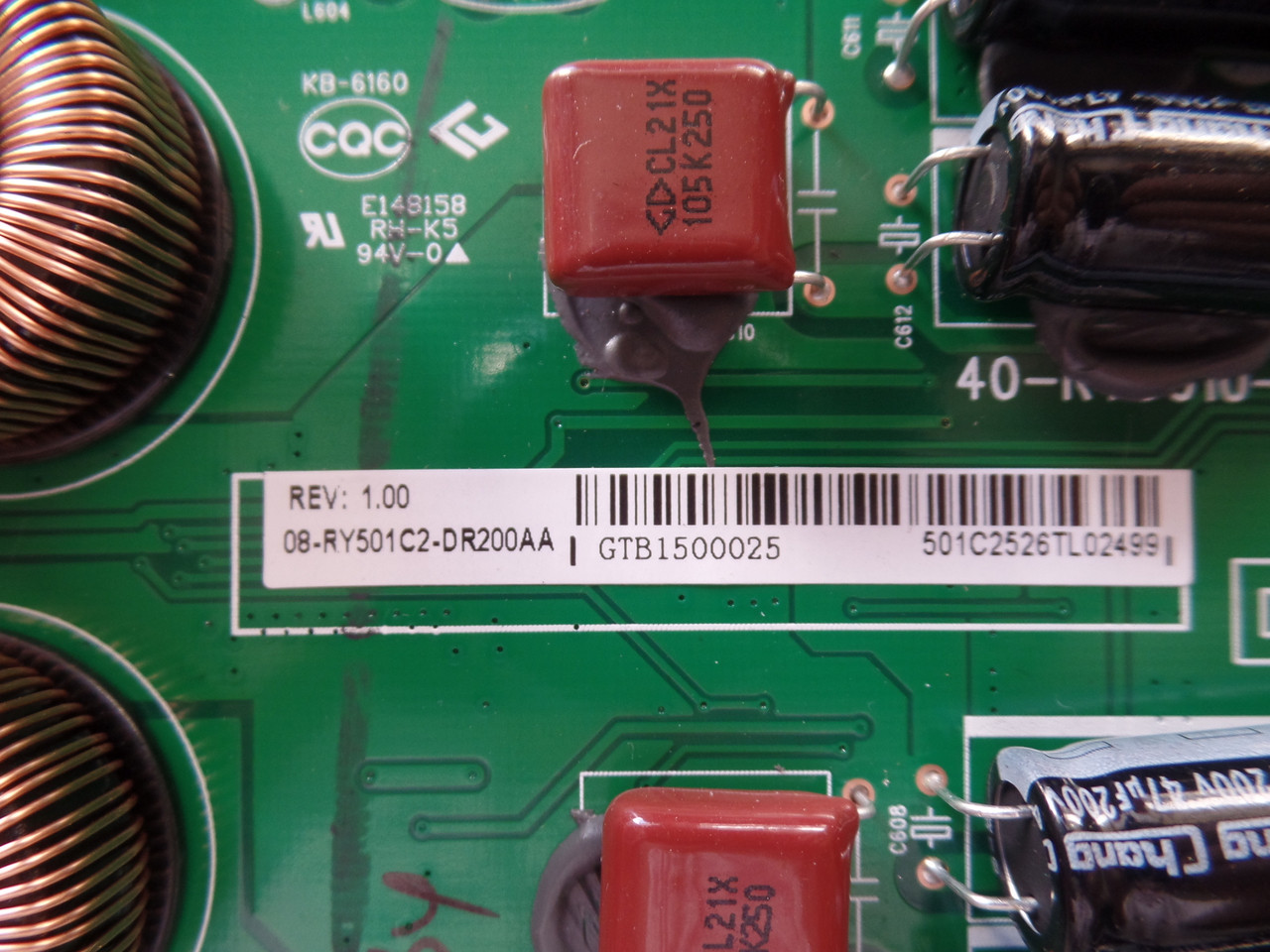 08-RY501C2-DR200AA A Board for TCL 55FS4610R