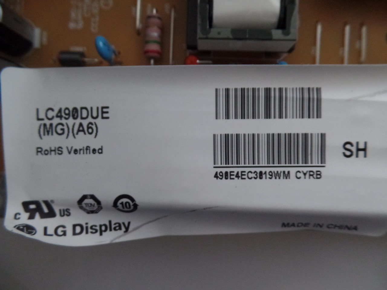 EAY63689101, EAX66203101(1.6), LGP4760RI-15CH2 LG Power Supply / LED Board