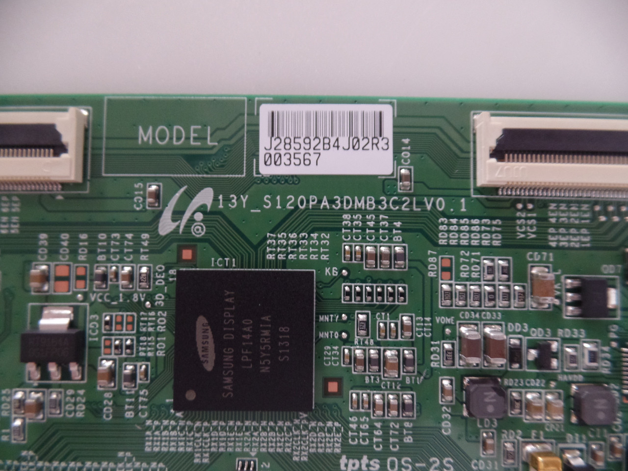 LJ94-28592B, 13Y_S120PA3DMB3C2LV0.1 T-CON RCA LED55C55R120Q