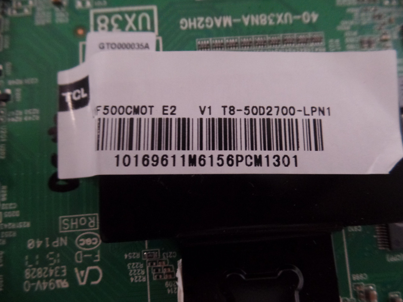 40-UX38NA-MAG2HG TCL MAIN BOARD 50FS3800 