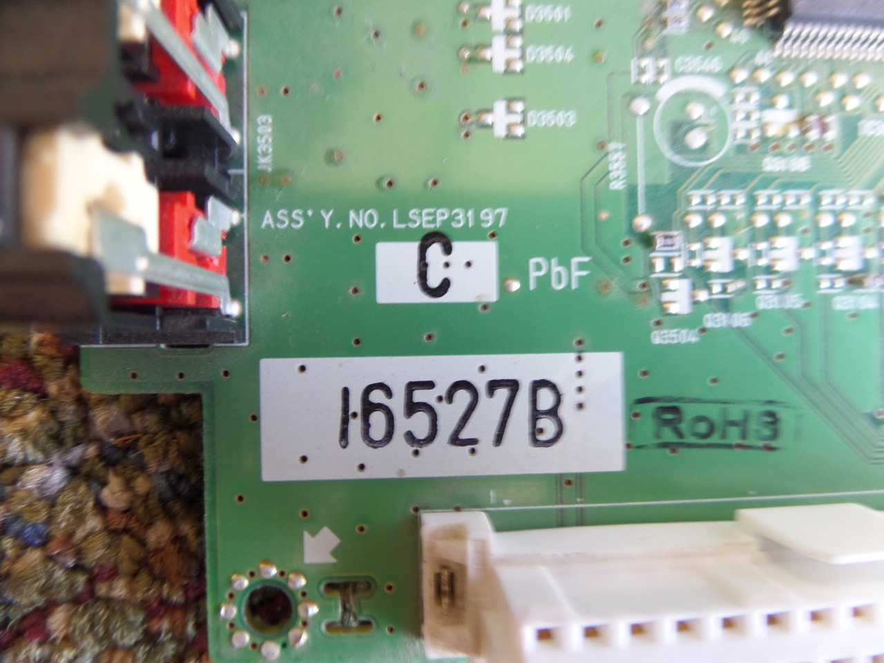 Panasonic LSEP3197C Base Assembly