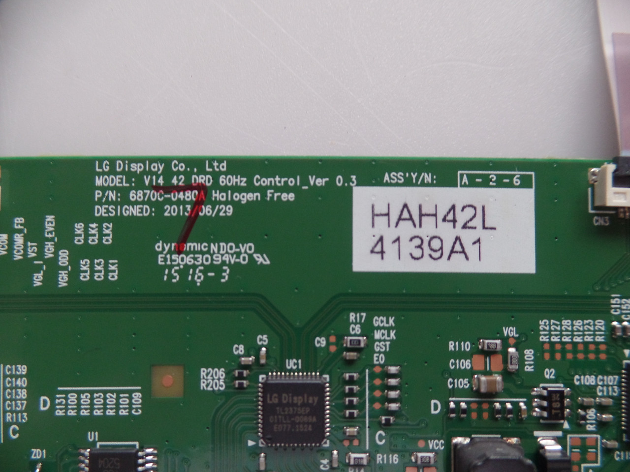 6871L-4139A, 6870C-0480A LG T-Con 