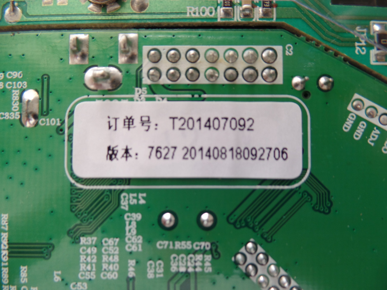 M3393L08, AY128C-1MF27-80 Proscan PLDED4831A-RK Power Supply/Main Board