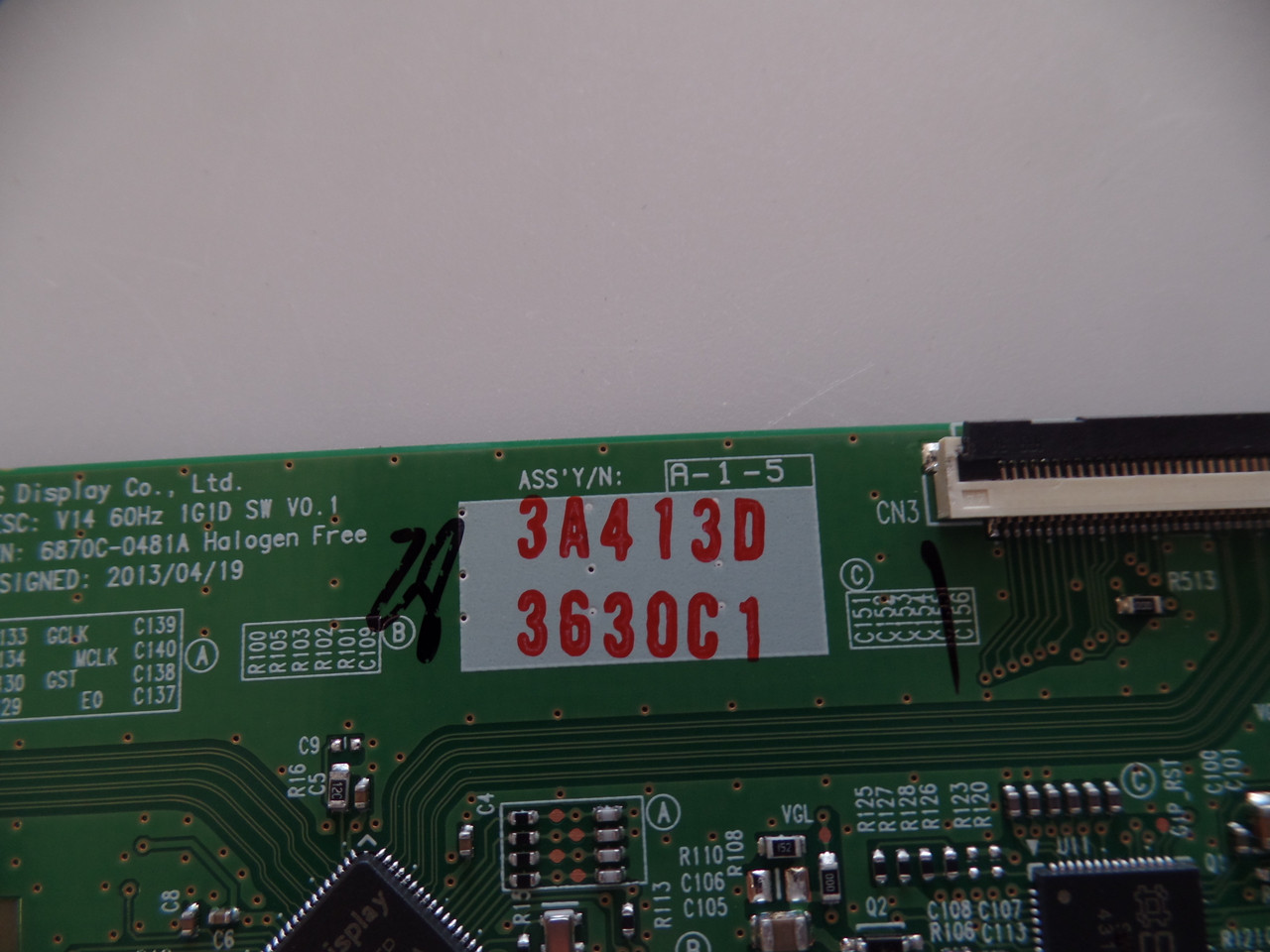 6871L-3630C, 6870C-0481A T-CON FOR LG 49LF5500-UA