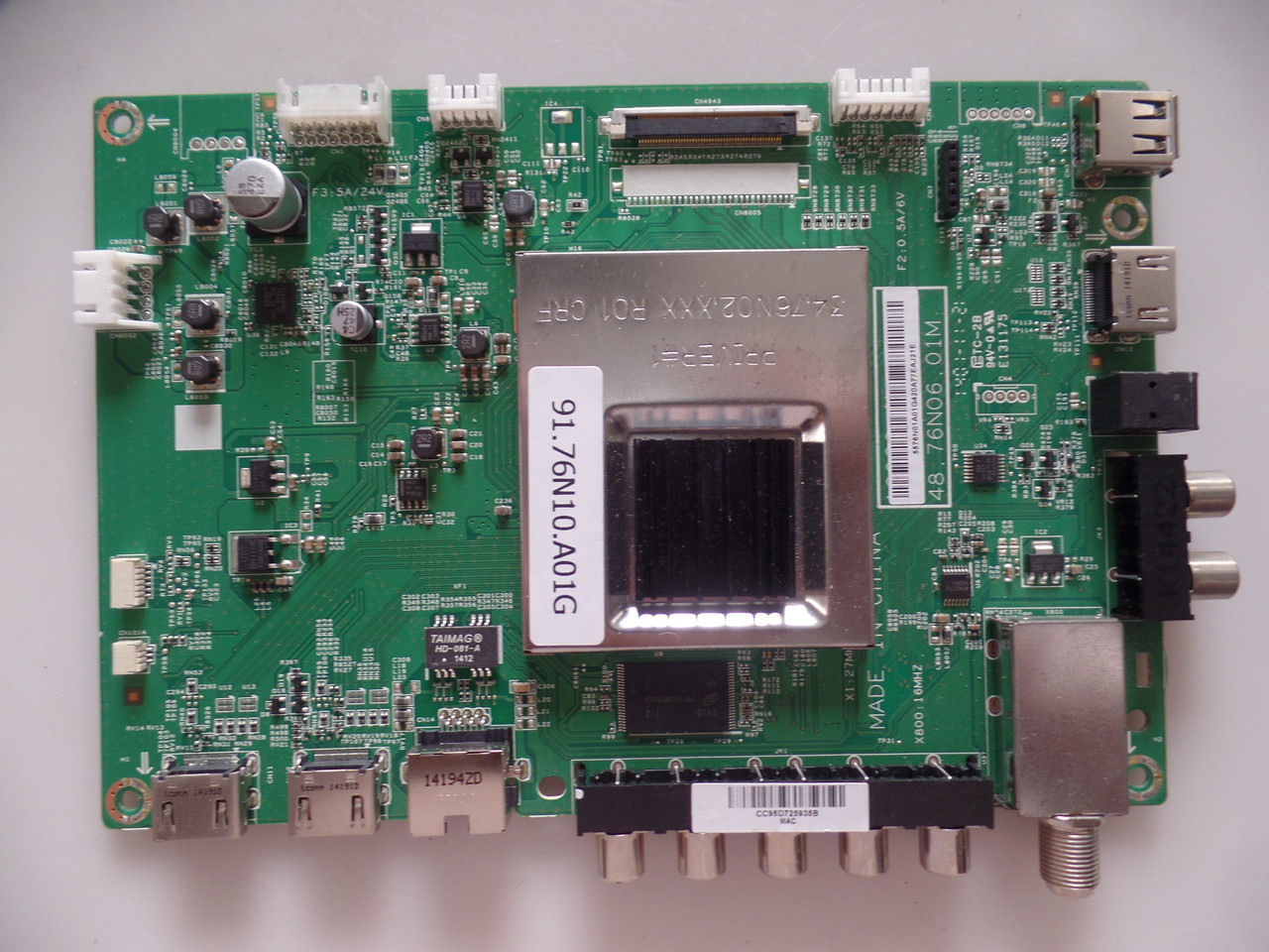 91.76N10.A01G Main Board for Vizio E400I-B2