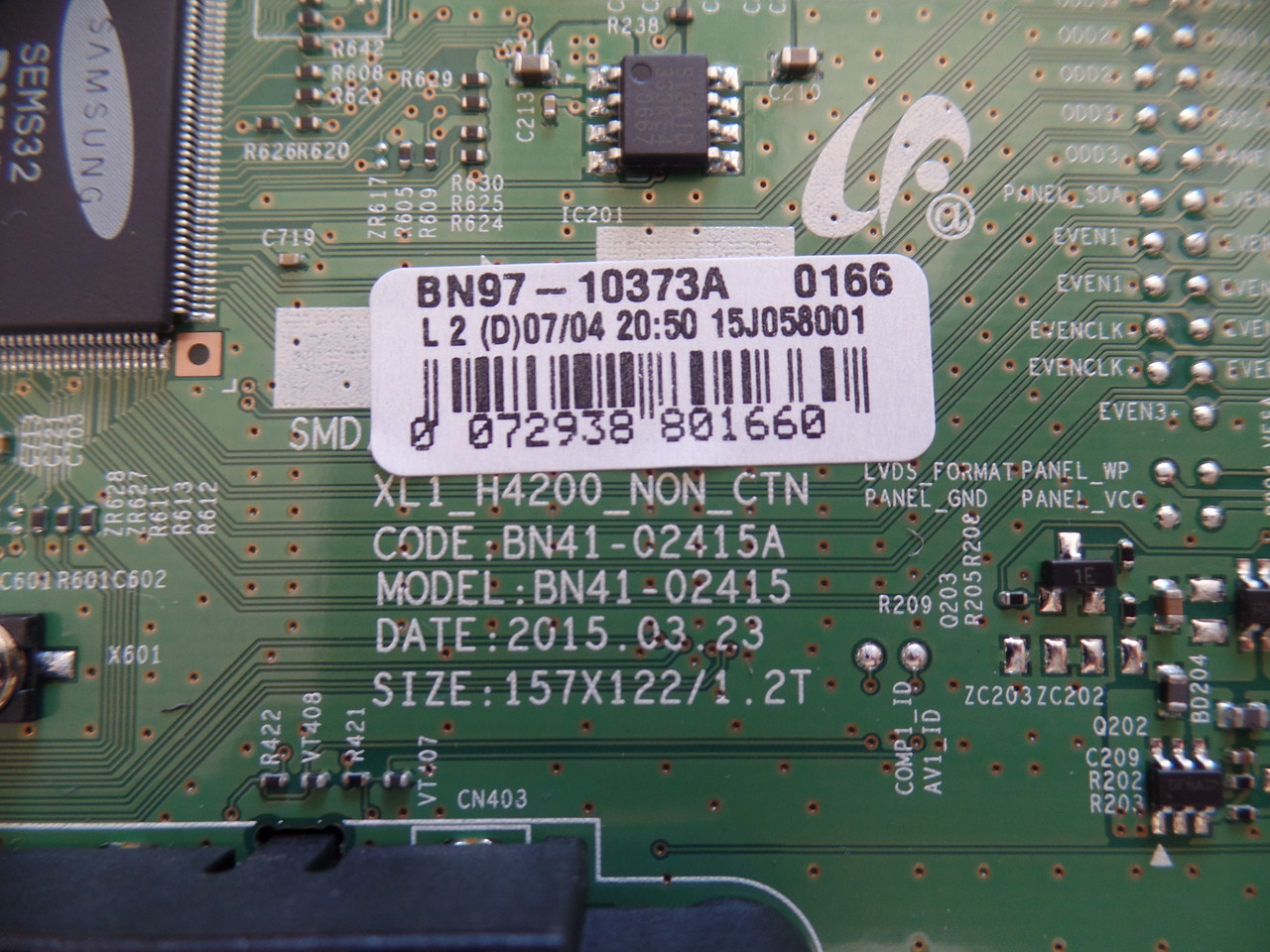 BN94-09536F Samsung Main Board for UN48J5000AFXZA (ED02)