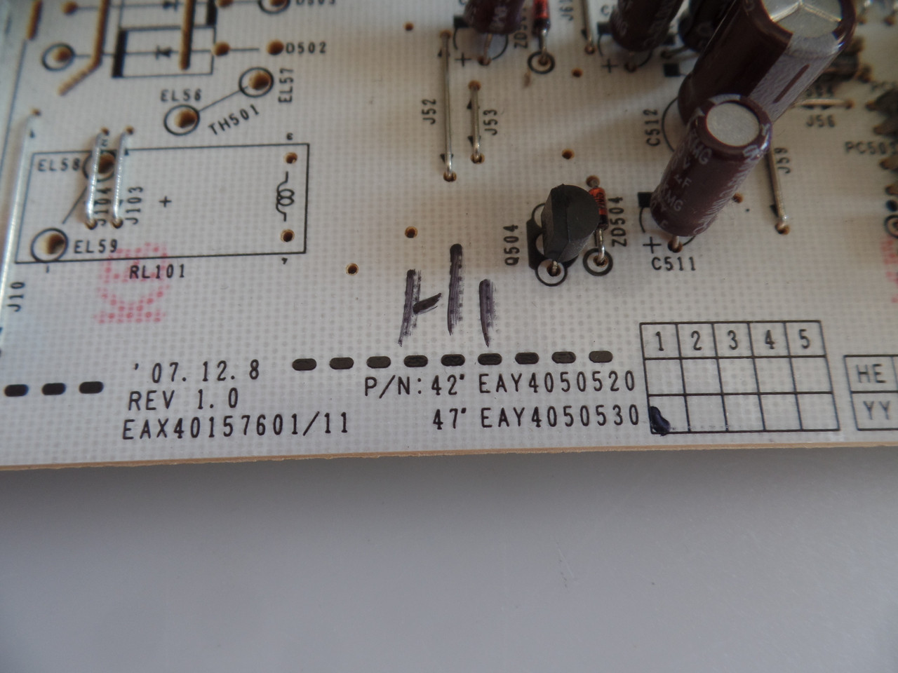 EAY40505301, EAX40157601 LG Power Supply