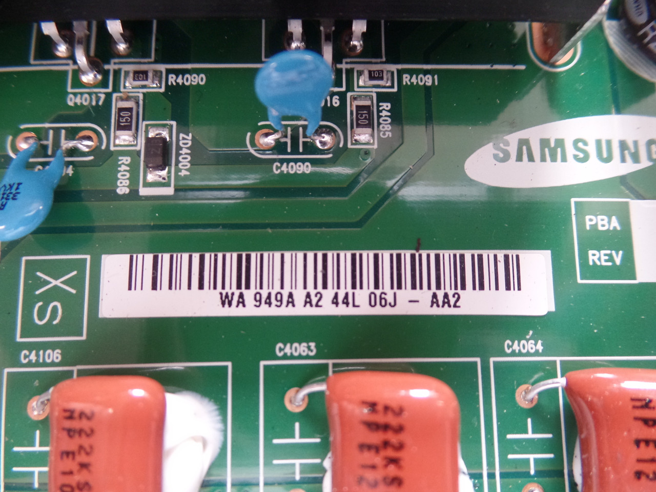 BN96-25208A, LJ92-01949A  Samsung Main Board