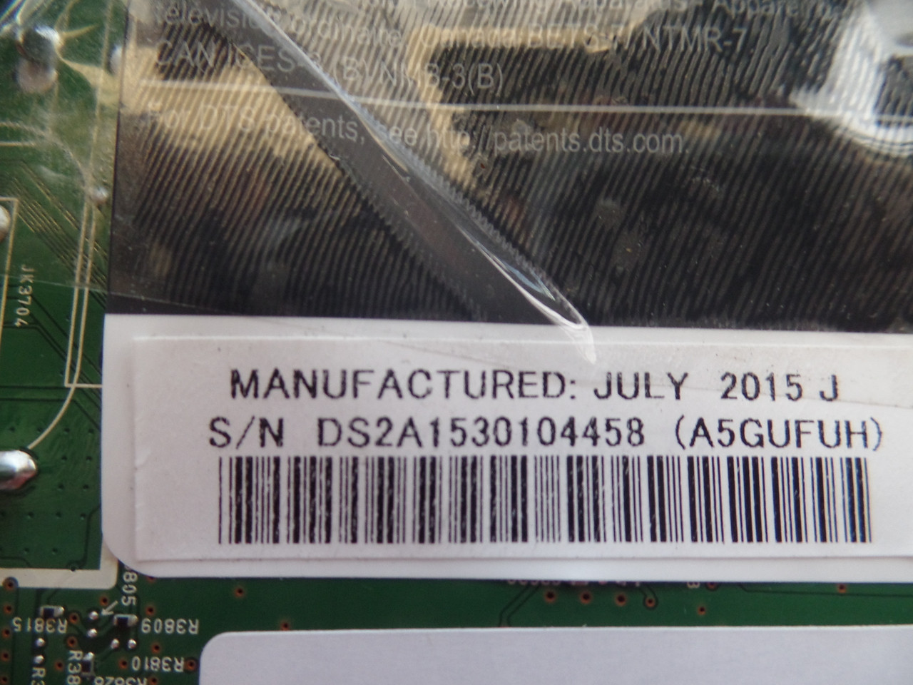 A5GUBMMA-001 Digital Main Board for Magnavox 50ME345V/F7