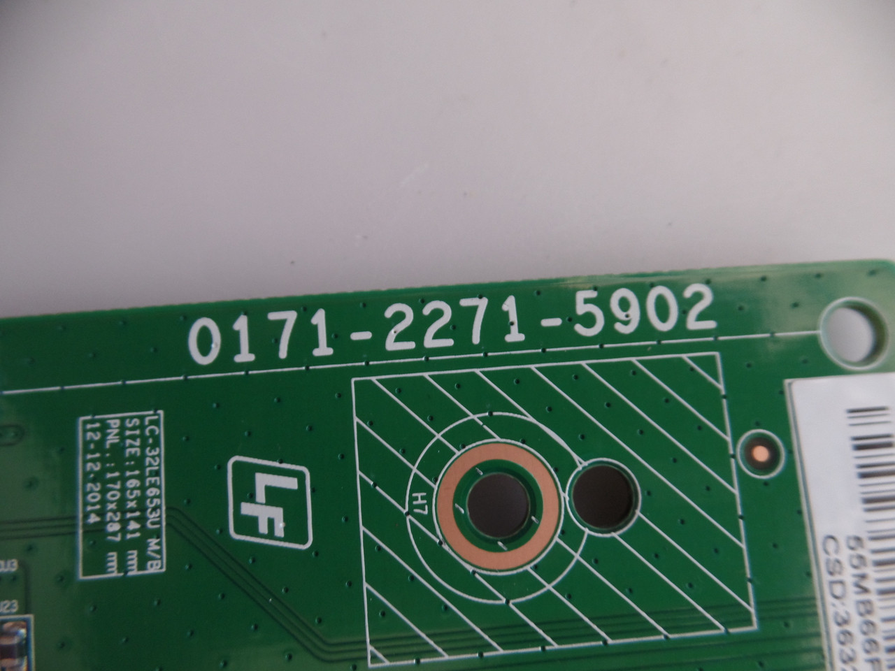 3632-2752-0150, 3632-2752-0395, 0171-2271-5902 Main Board FOR Sharp LC-32LE653U 