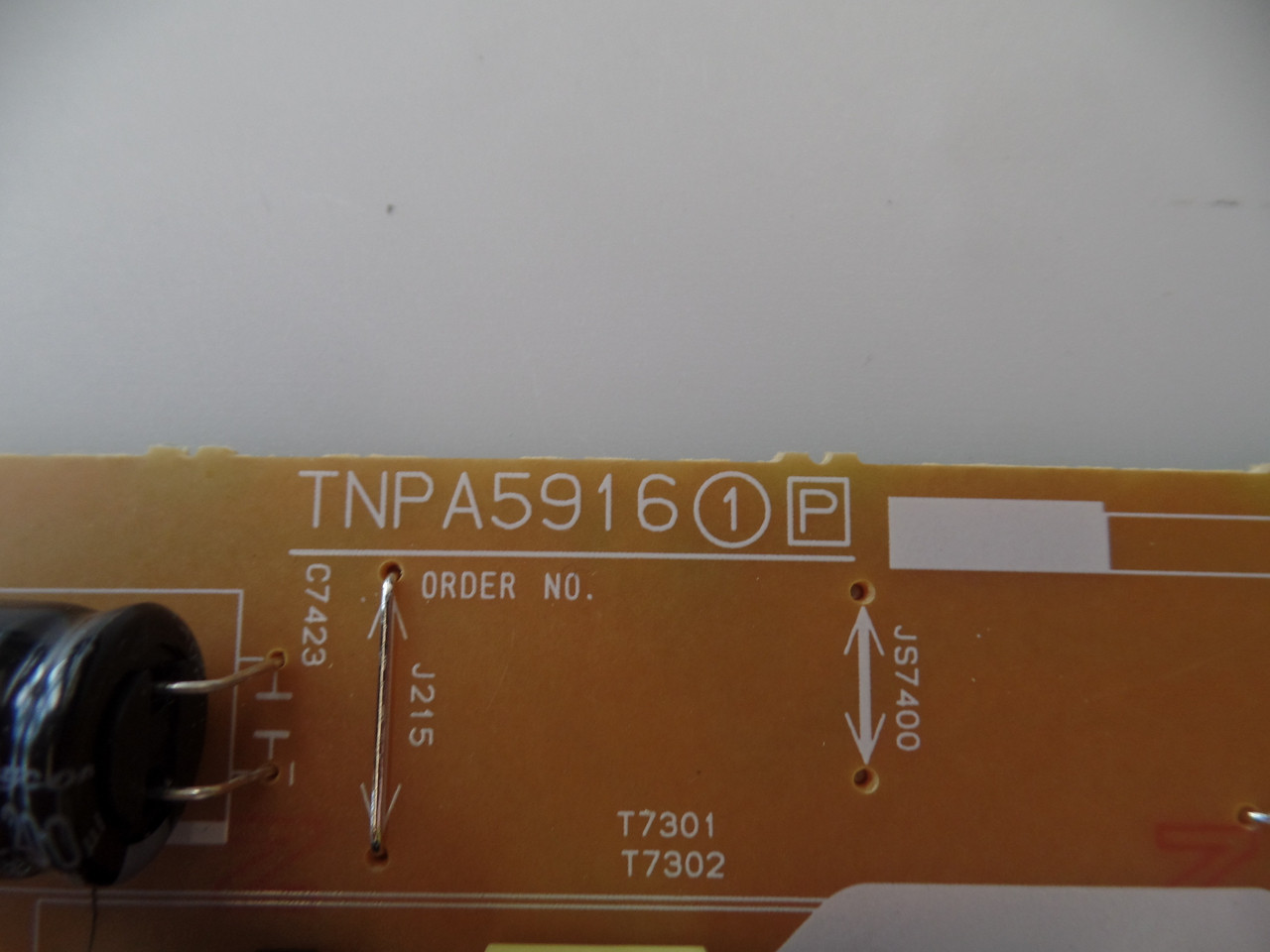 TZRNP011WHUP, TNPA5916HA P Board / Power Supply for Panasonic TH-50LRU70