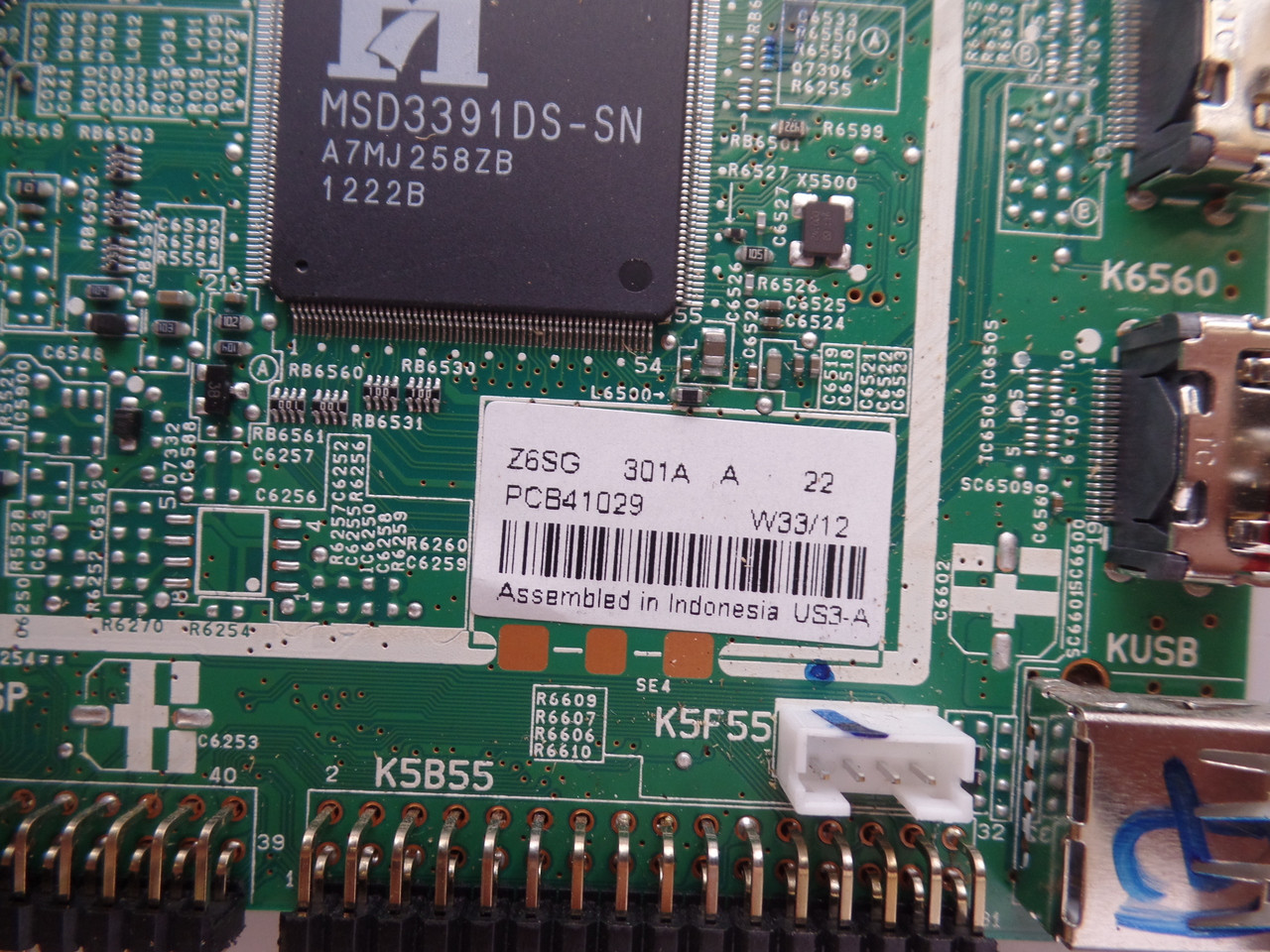 1LG4B10Y11200 Z6SG, 1LG4B10Y1120A Sanyo Digital Main Board