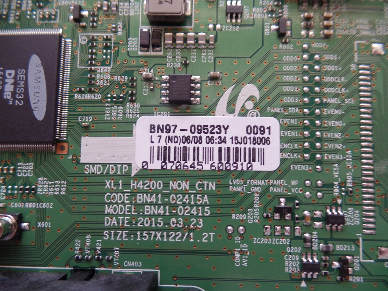 BN94-08223G Samsung Main Board for UN48J5000AFXZA