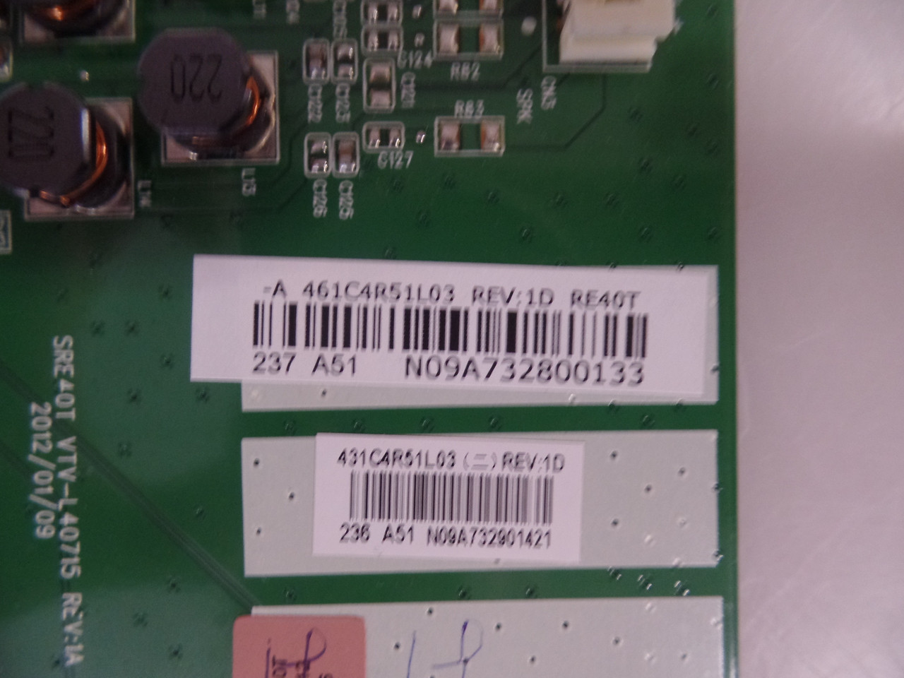 431C4R51L03, 461C4R51L03 Toshiba Main Board