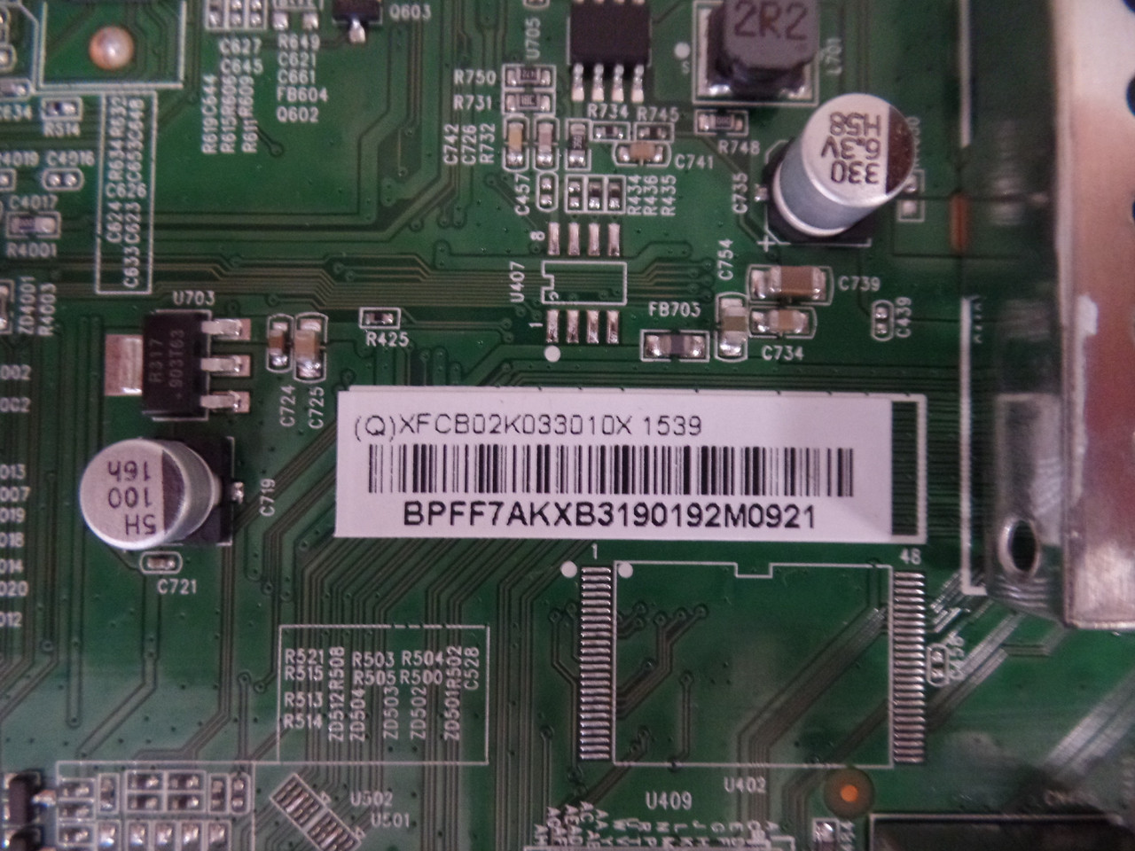 756TXFCB02K0330 Vizio Main Board for E28H-C1 (LTT3THAR)