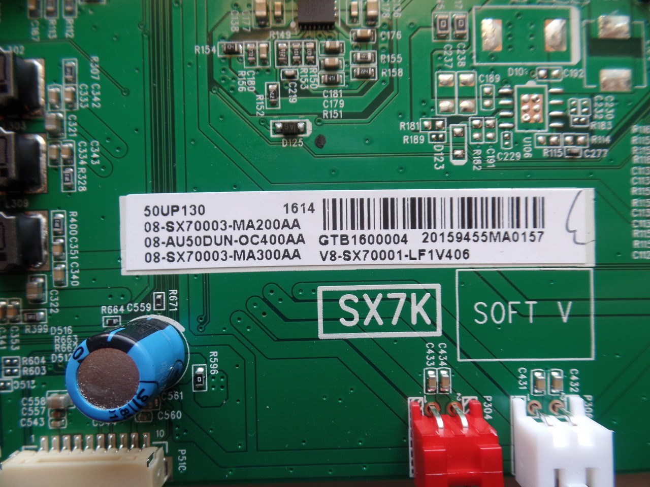 08-SX70003-MA200AA TCL Main Board for 55US5800, 55US57, 55UP12, 55UP130