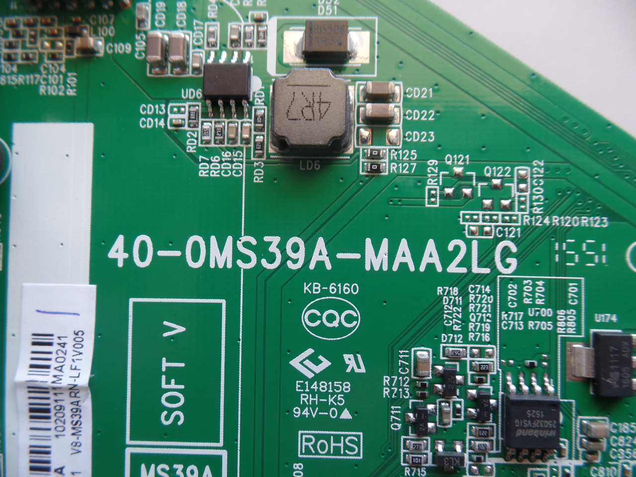 GT0000128A, 40-0MS39A-MAA2LG TCL Main Board for 48FD2700