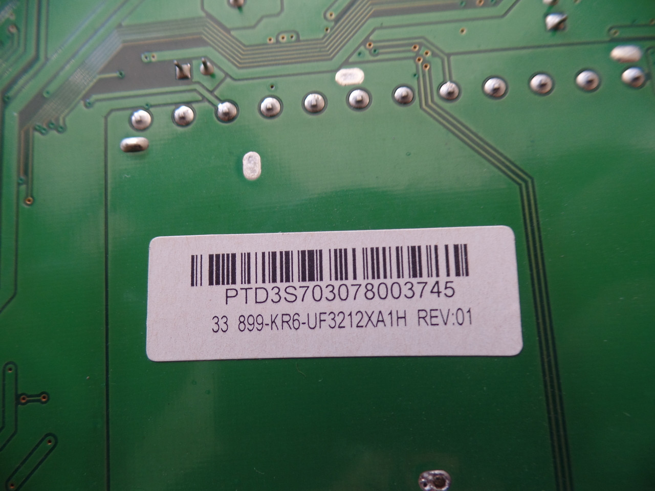 899-KR6-UF3212XA1H Main Board for Element FLX-3210