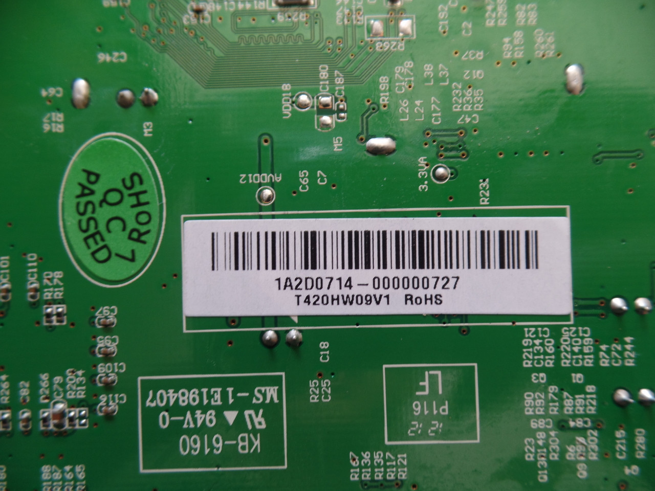 Sceptre 1A2D0714 Main Board for  X425BV-FHD, T.RSC8.6A 11105  