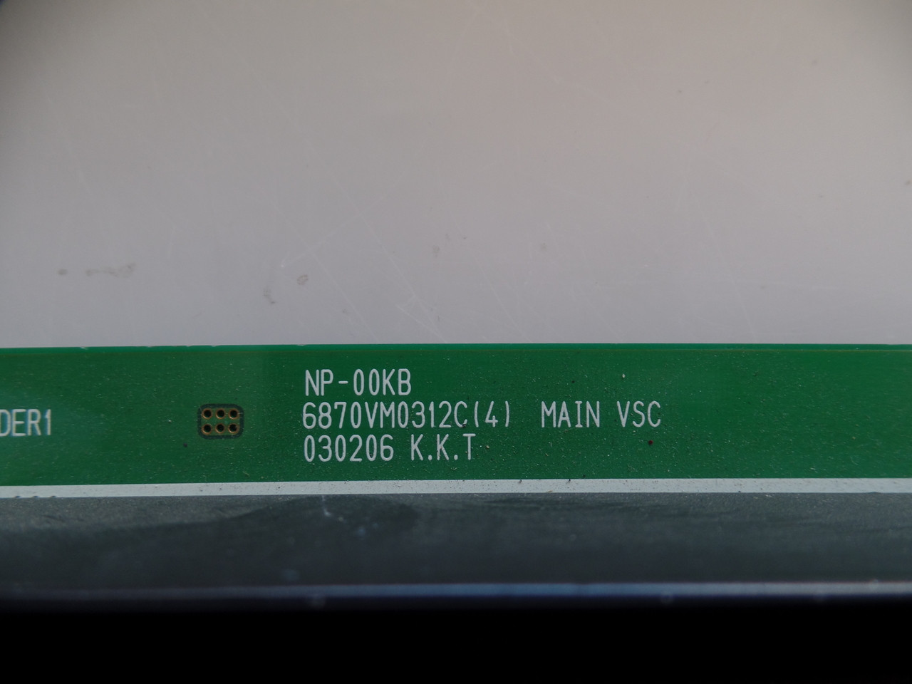 6871VMM837A, Version 2, Main Board for LG 