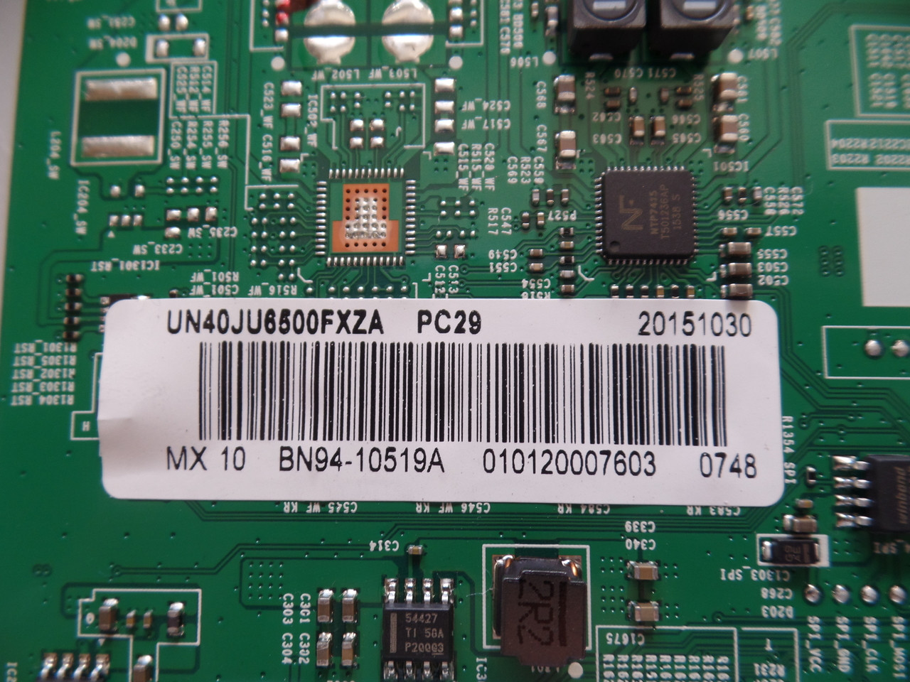 BN94-10519A Main Board for Samsung UN40JU6500FXZA (Version TD02 / TS04)
