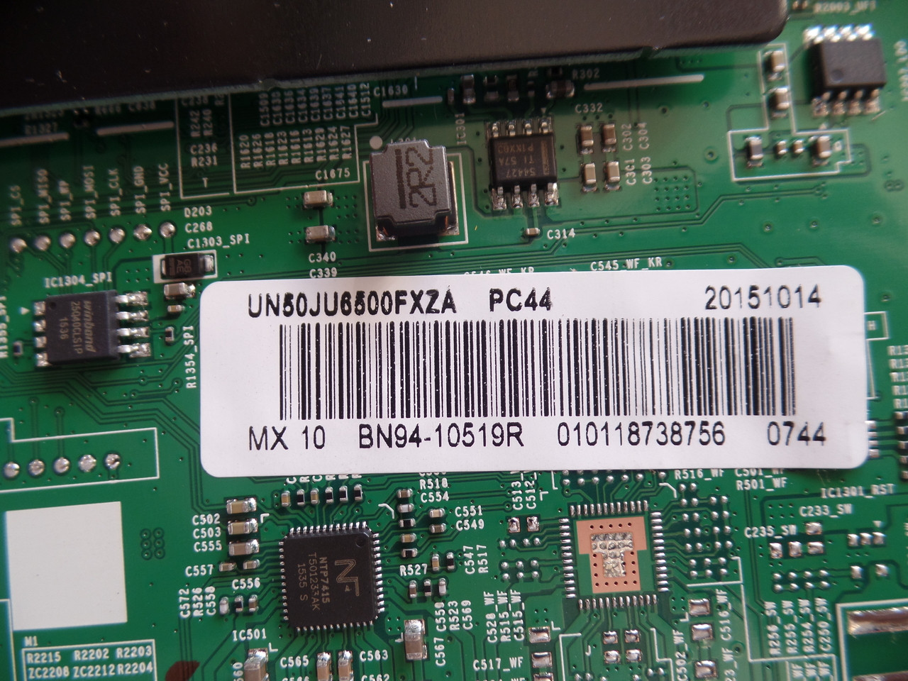 BN94-10519R Main Board for Samsung UN50JU6500FXZA (Version IH02)