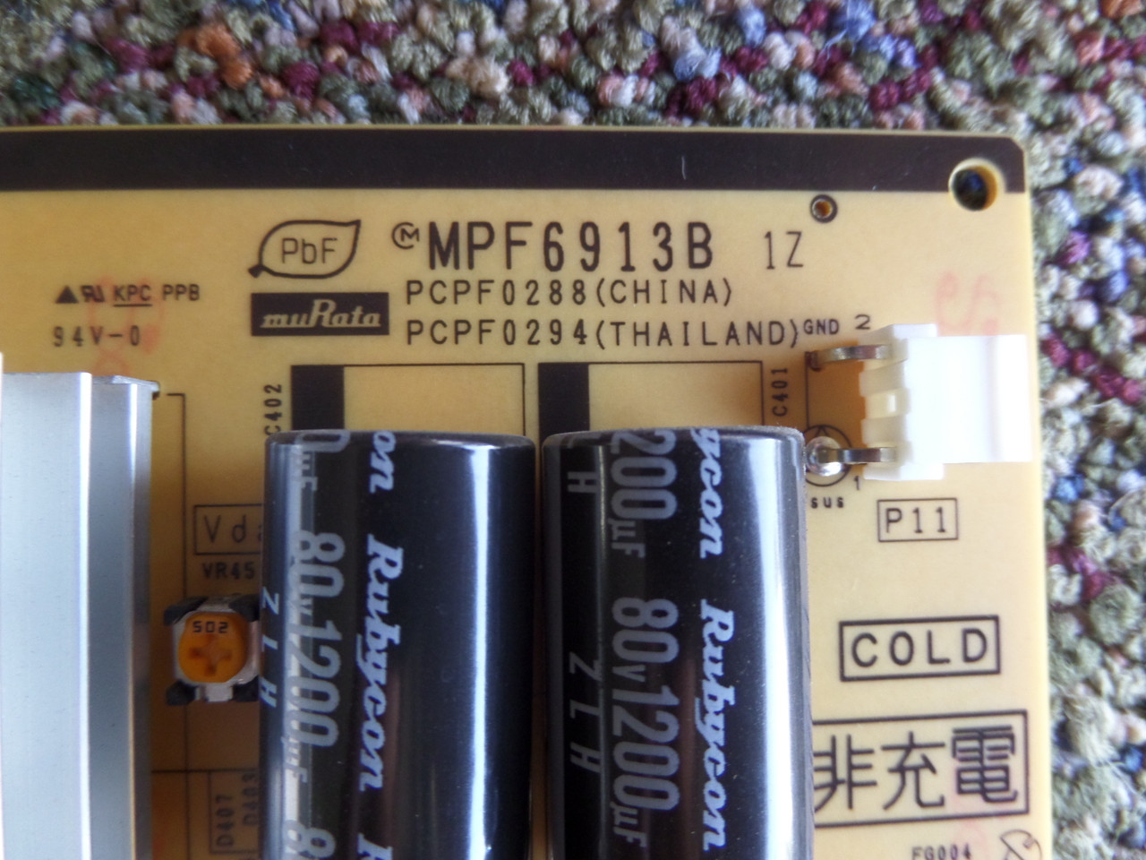 N0AE5KK00002 Power Supply Board for Panasonic TC-P50UT50