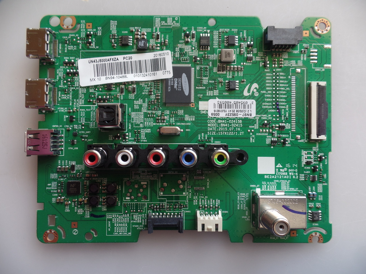 BN94-10488L Main Board for Samsung UN43J5000AFXZA