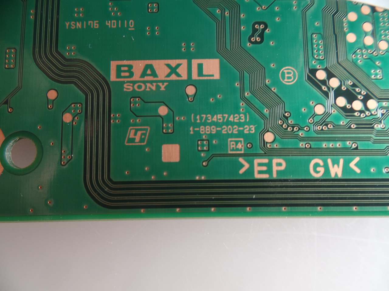 A-1998-282-A Sony BAX Main Board UPDATE FIRMWARE