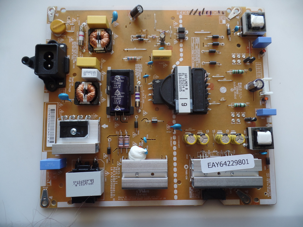EAY64229801 Power Supply for LG 49UH6500