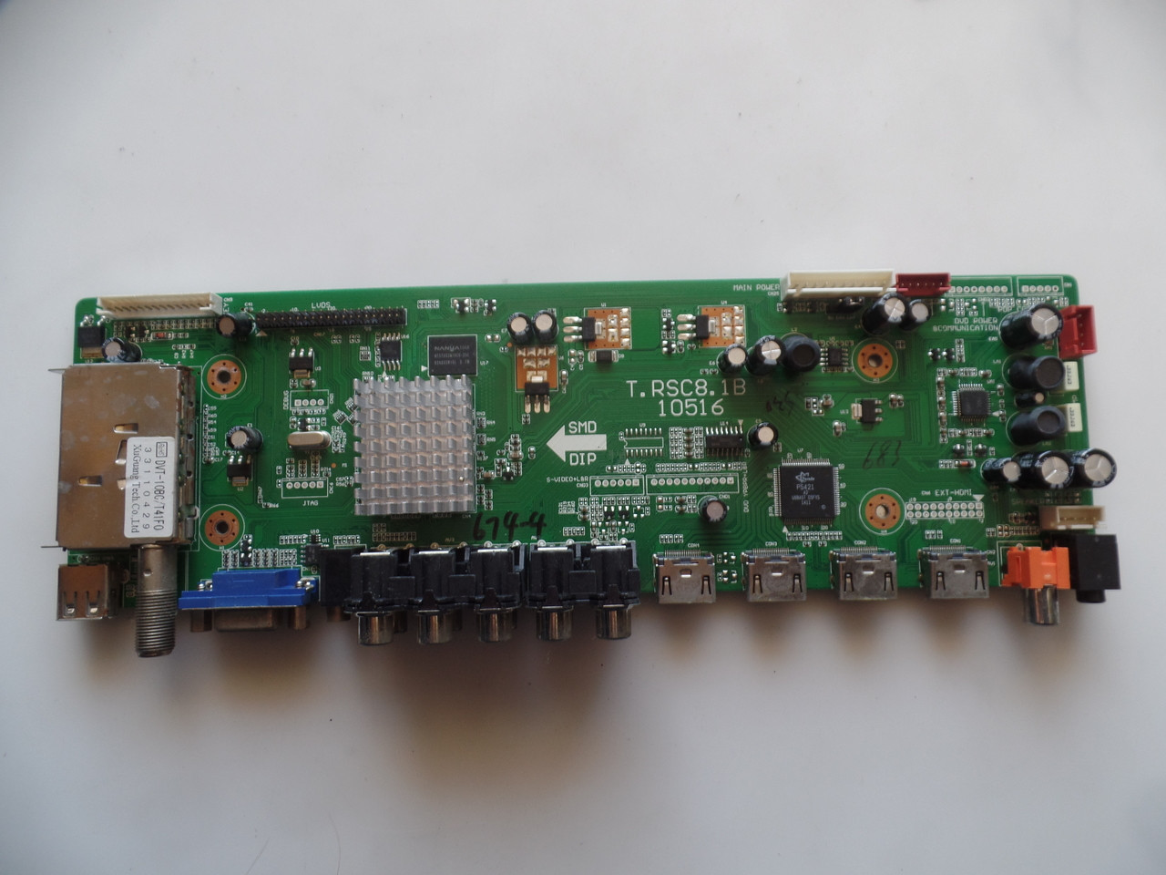 46RE01TC81XLNA0-F1, T.RSC8.1B 10516 RCA Main Board for 46LA45RQ