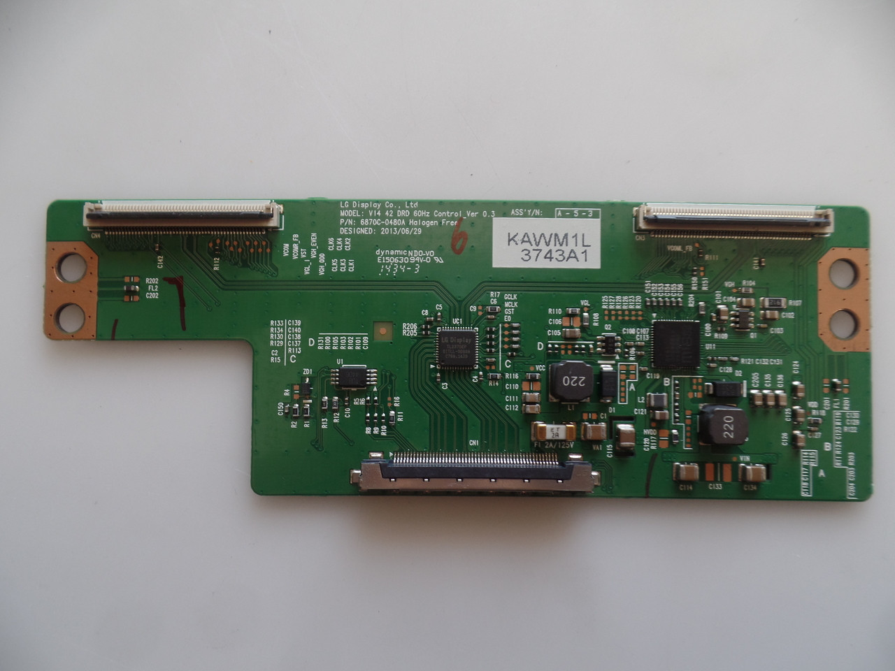 LG 6871L-3743A T-Con Board