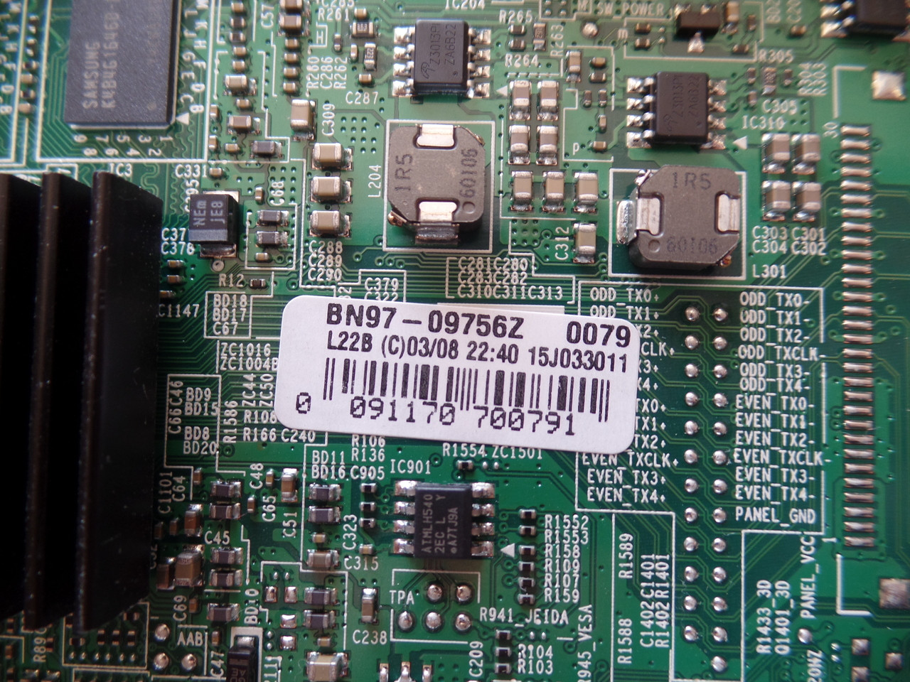 BN94-09584A Samsung Main Board for UN55J620DAFXZA (Version US02)
