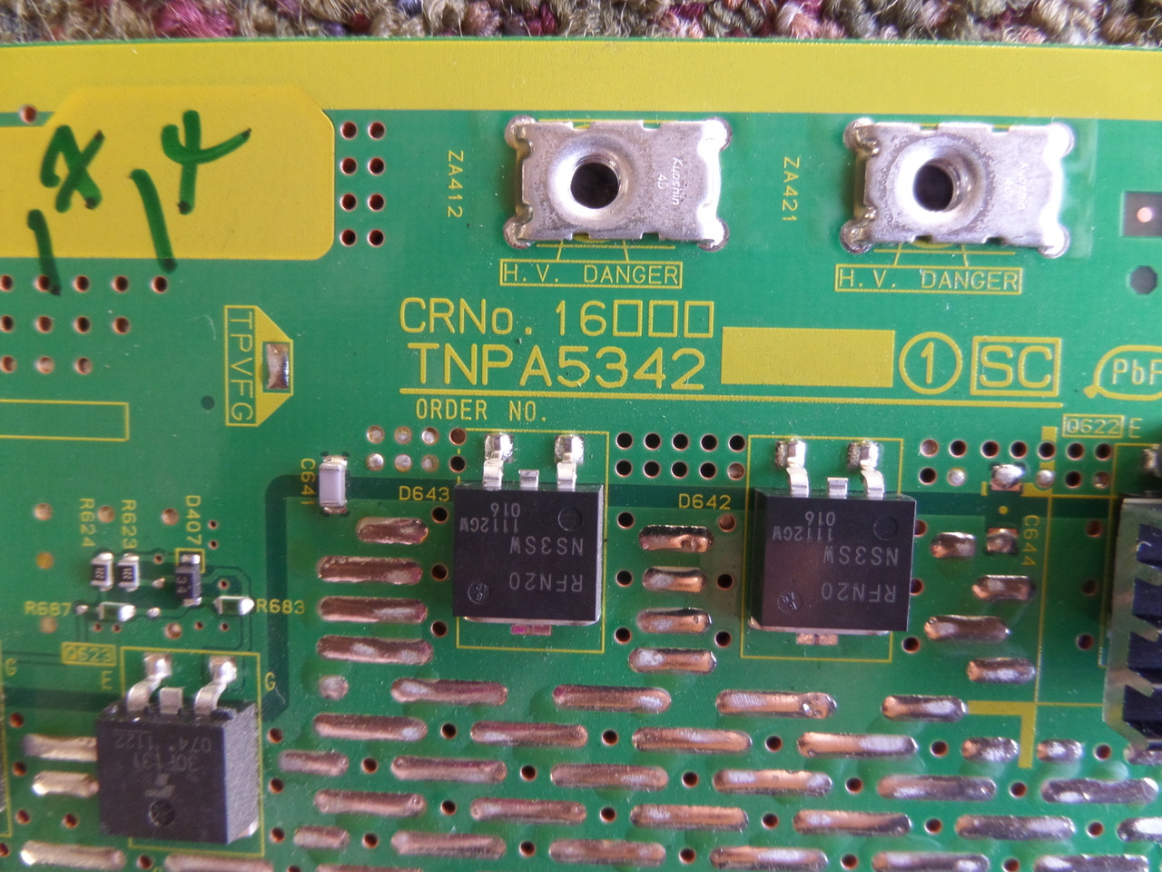 TXNSC1NUUU, TNPA5342AB Panasonic SC Board