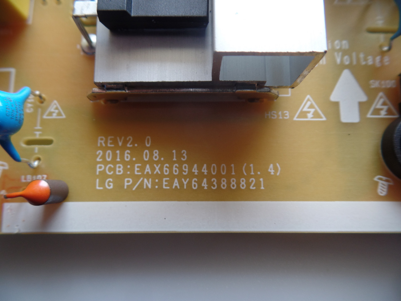 EAY64388821 LG Power Supply/LED Driver Board.