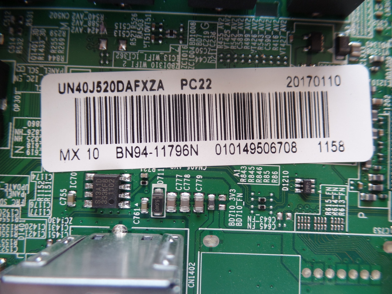BN94-11796N Main Board for Samsung UN40J520DAFXZA.