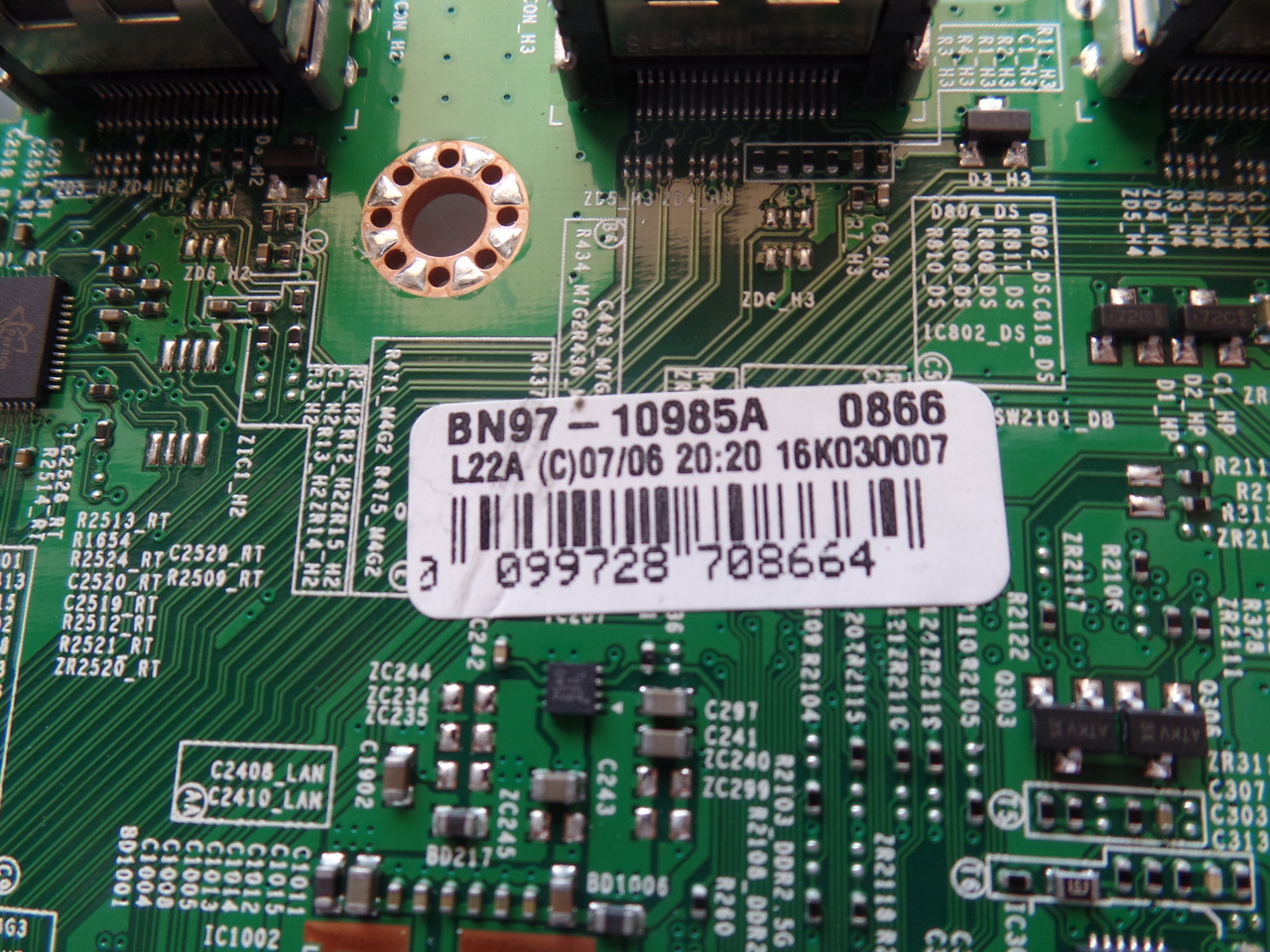 BN94-10828A Samsung Main Board for UN65KU6500FXZA (Version FA01)